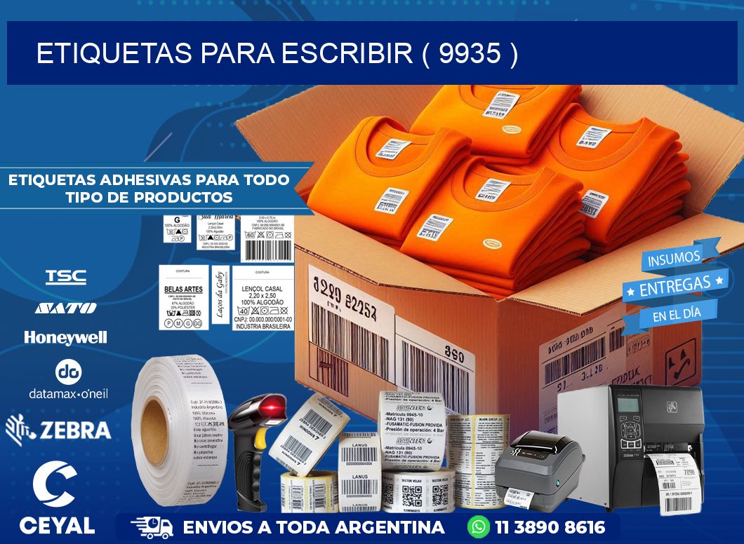 ETIQUETAS PARA ESCRIBIR ( 9935 )