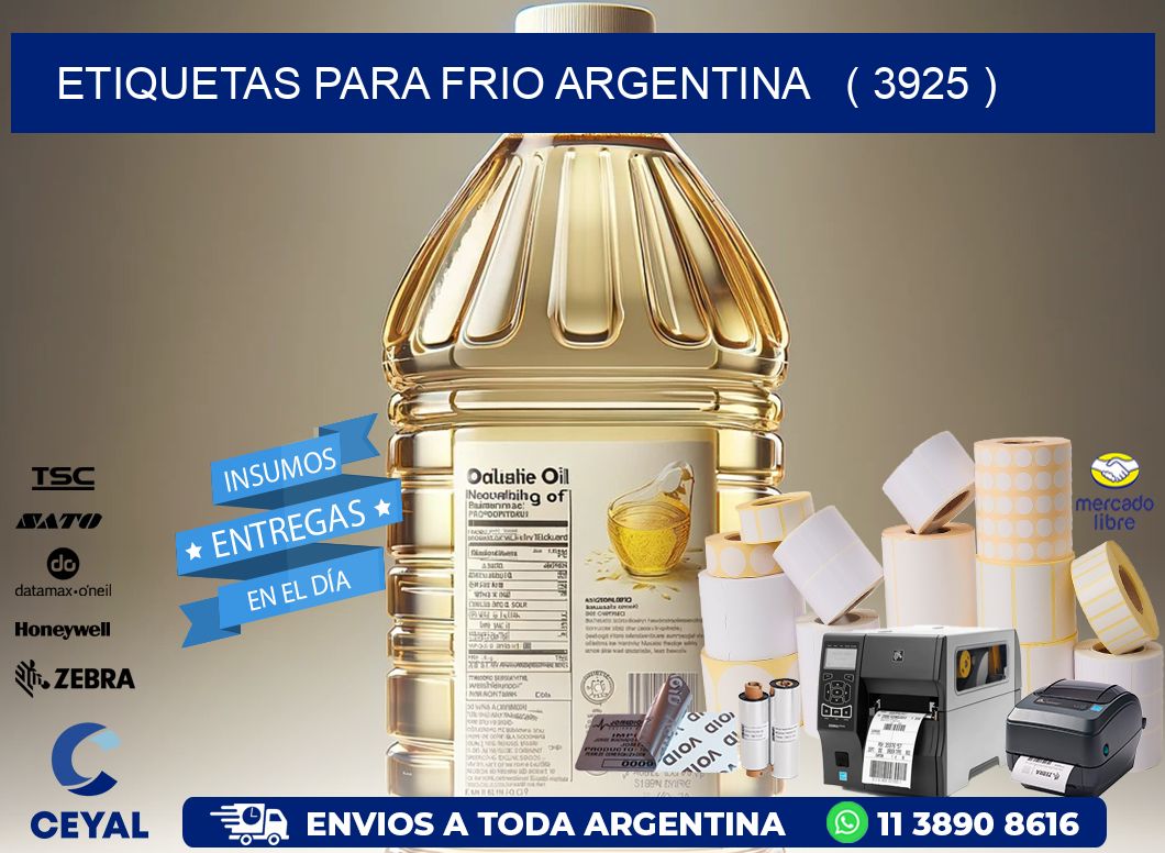 ETIQUETAS PARA FRIO ARGENTINA   ( 3925 )