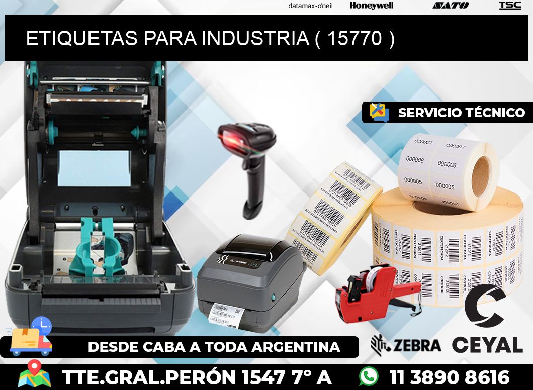 ETIQUETAS PARA INDUSTRIA ( 15770 )