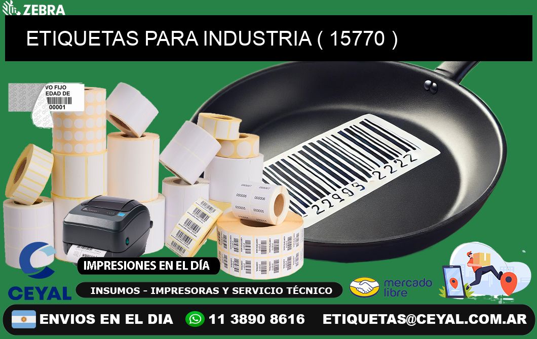 ETIQUETAS PARA INDUSTRIA ( 15770 )