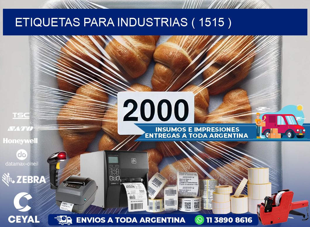 ETIQUETAS PARA INDUSTRIAS ( 1515 )