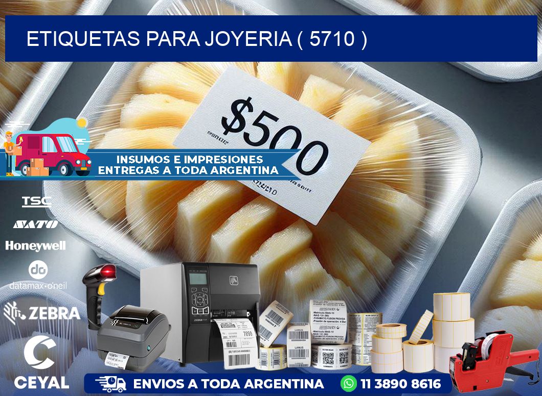 ETIQUETAS PARA JOYERIA ( 5710 )