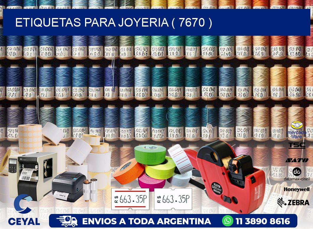 ETIQUETAS PARA JOYERIA ( 7670 )