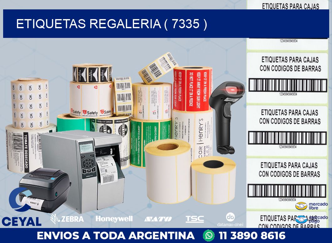 ETIQUETAS REGALERIA ( 7335 )
