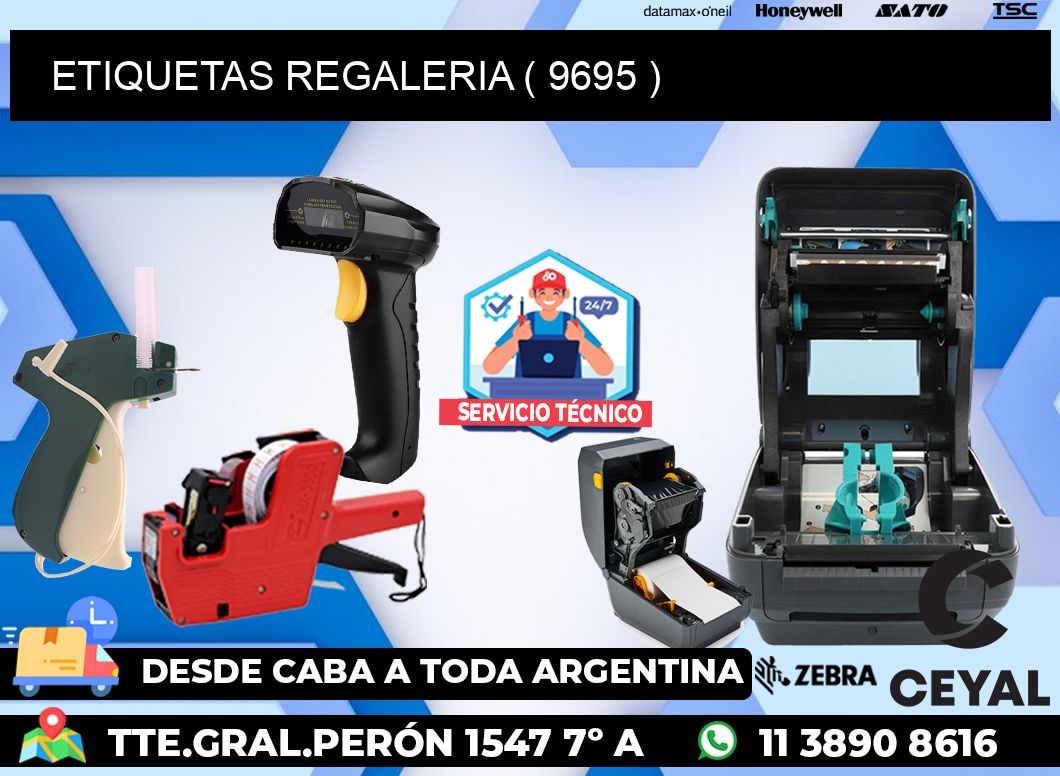 ETIQUETAS REGALERIA ( 9695 )