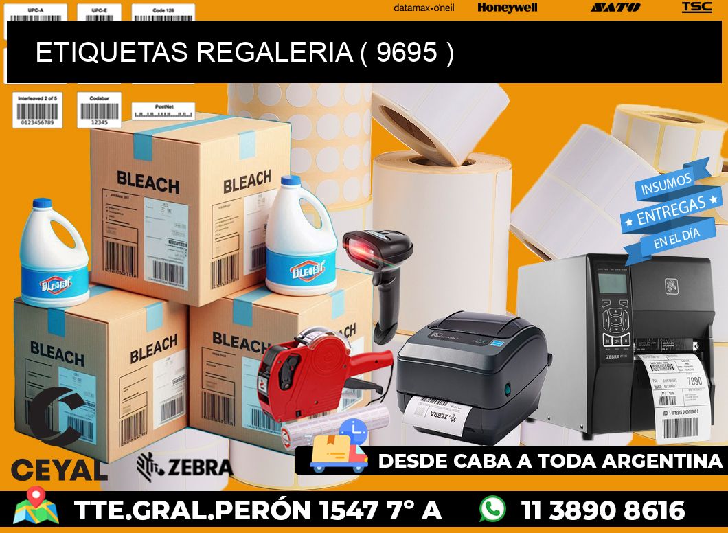 ETIQUETAS REGALERIA ( 9695 )