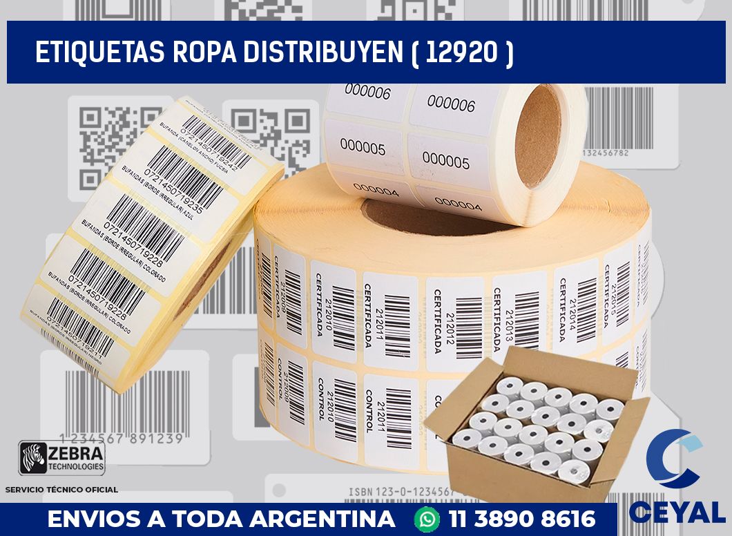 ETIQUETAS ROPA DISTRIBUYEN ( 12920 )