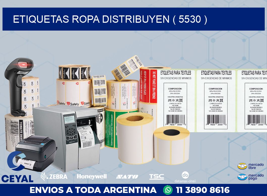 ETIQUETAS ROPA DISTRIBUYEN ( 5530 )