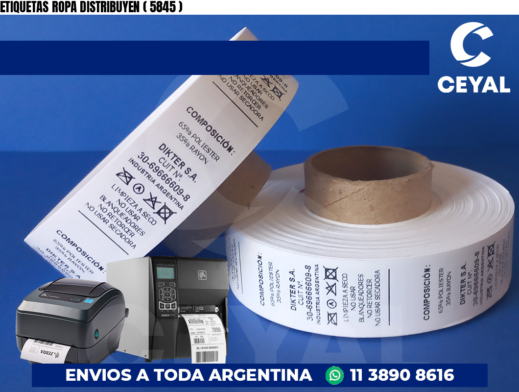 ETIQUETAS ROPA DISTRIBUYEN ( 5845 )