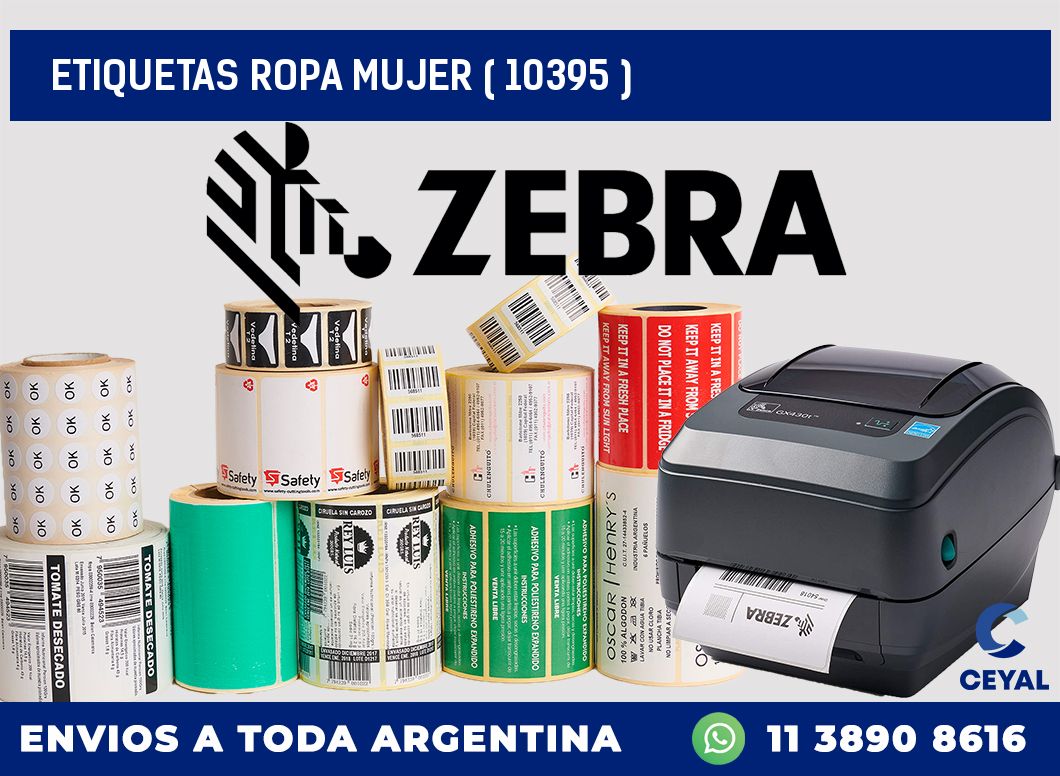 ETIQUETAS ROPA MUJER ( 10395 )