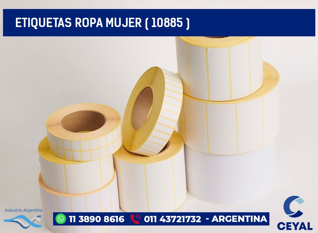 ETIQUETAS ROPA MUJER ( 10885 )
