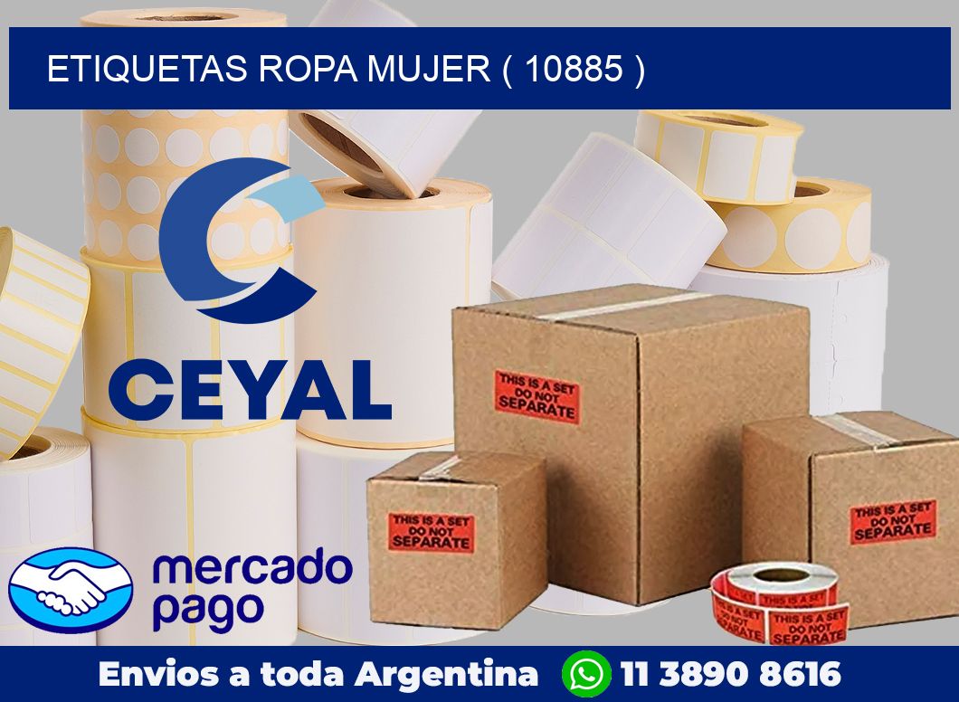 ETIQUETAS ROPA MUJER ( 10885 )