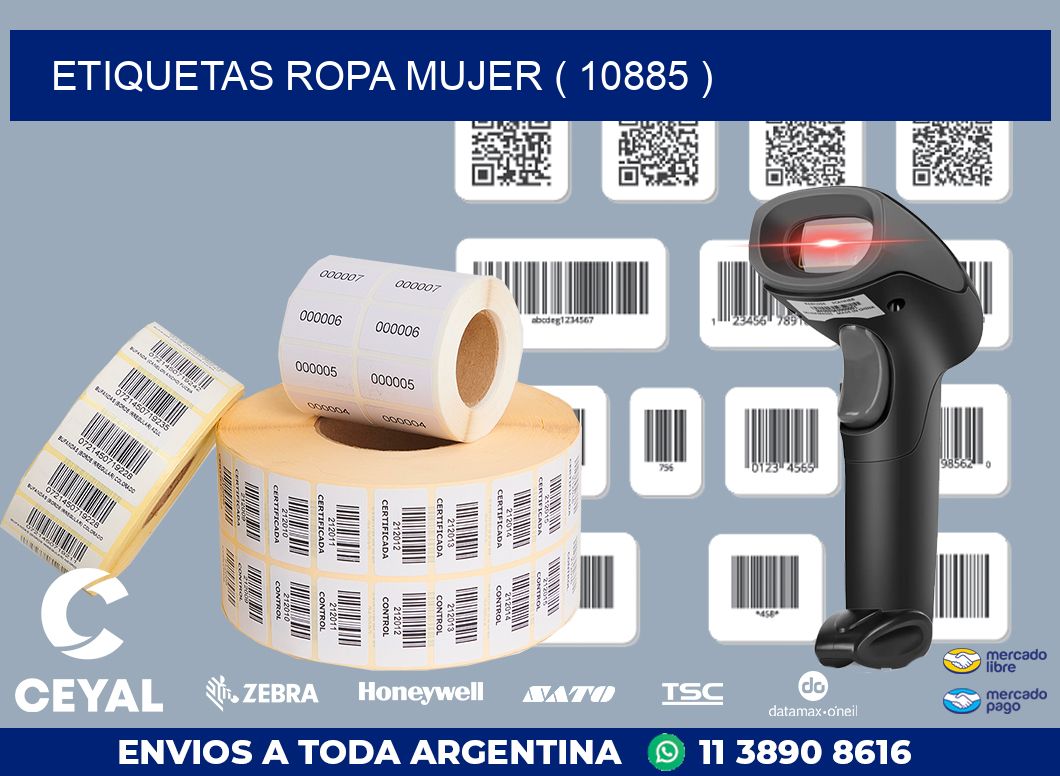 ETIQUETAS ROPA MUJER ( 10885 )