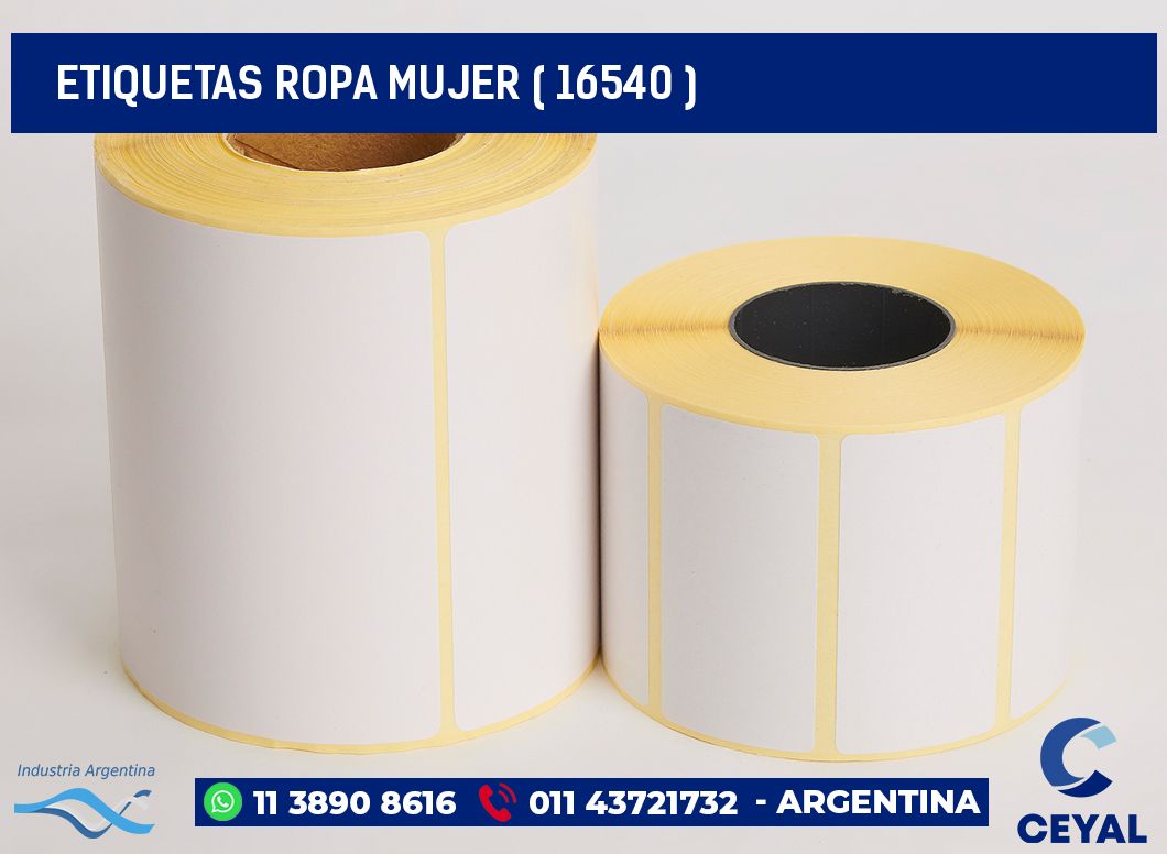 ETIQUETAS ROPA MUJER ( 16540 )