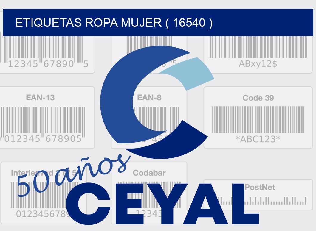 ETIQUETAS ROPA MUJER ( 16540 )