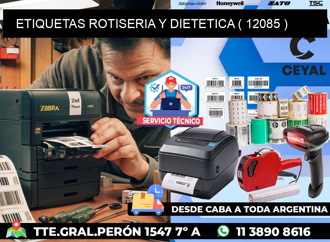 ETIQUETAS ROTISERIA Y DIETETICA ( 12085 )