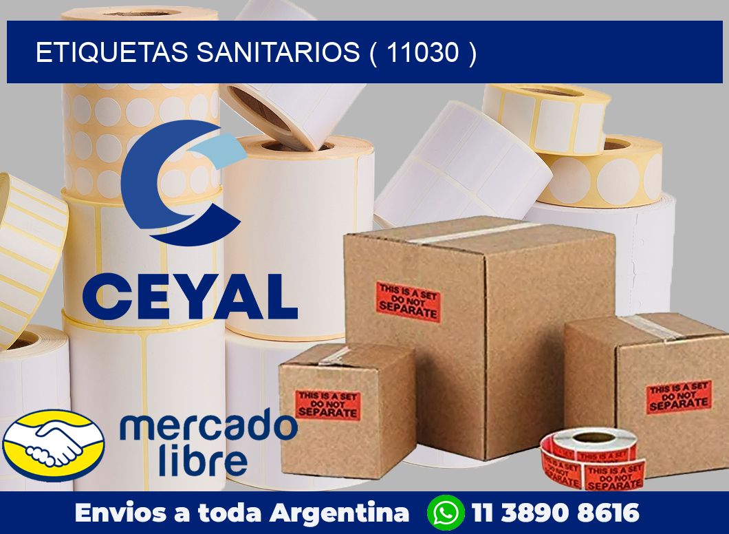 ETIQUETAS SANITARIOS ( 11030 )