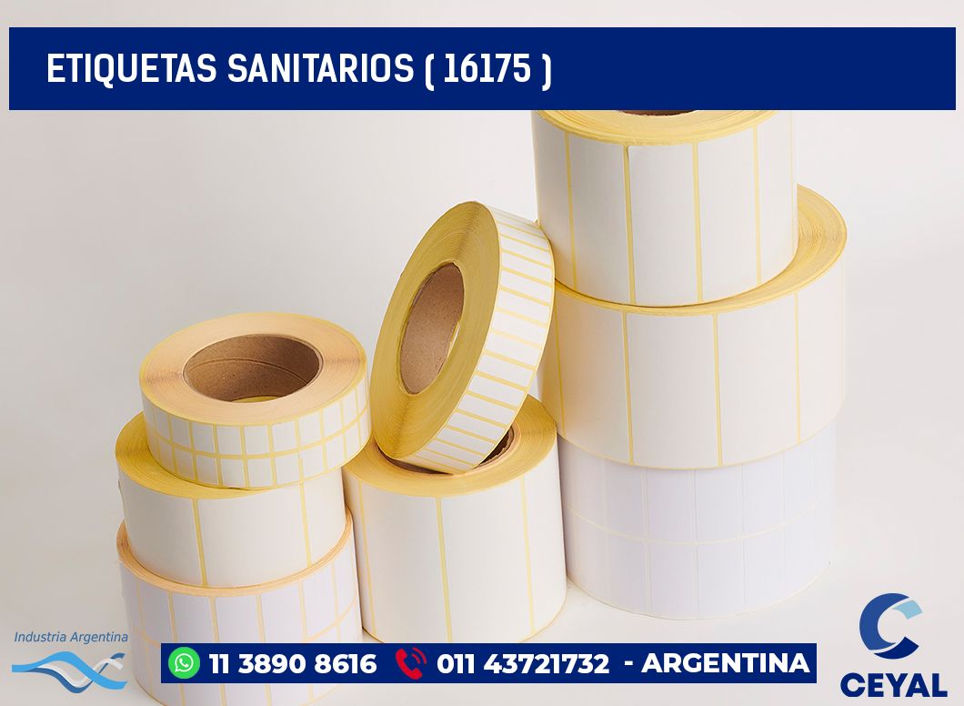 ETIQUETAS SANITARIOS ( 16175 )
