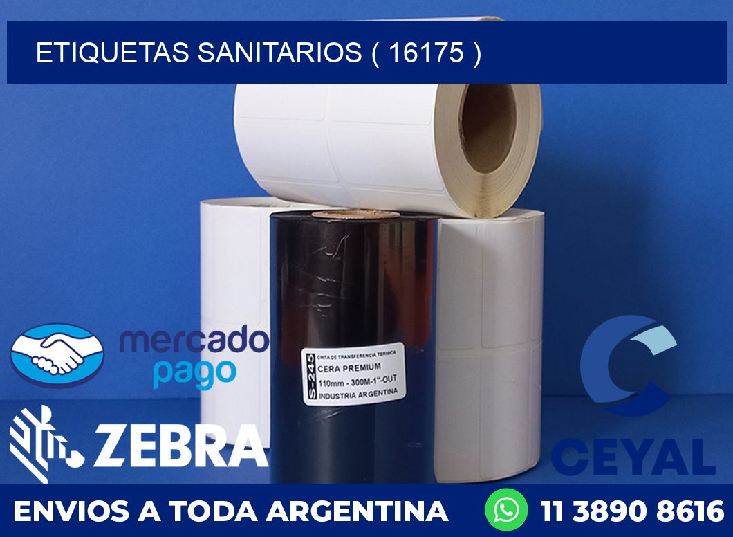 ETIQUETAS SANITARIOS ( 16175 )