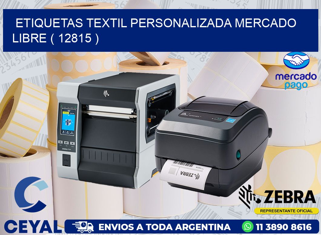 ETIQUETAS TEXTIL PERSONALIZADA MERCADO LIBRE ( 12815 )
