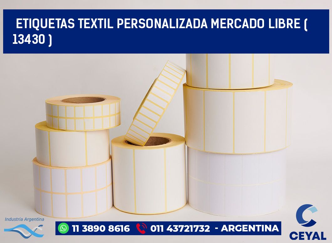 ETIQUETAS TEXTIL PERSONALIZADA MERCADO LIBRE ( 13430 )