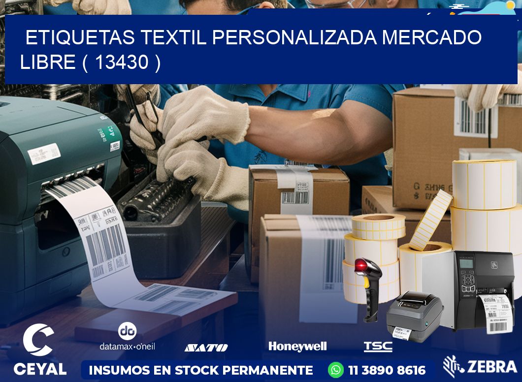 ETIQUETAS TEXTIL PERSONALIZADA MERCADO LIBRE ( 13430 )