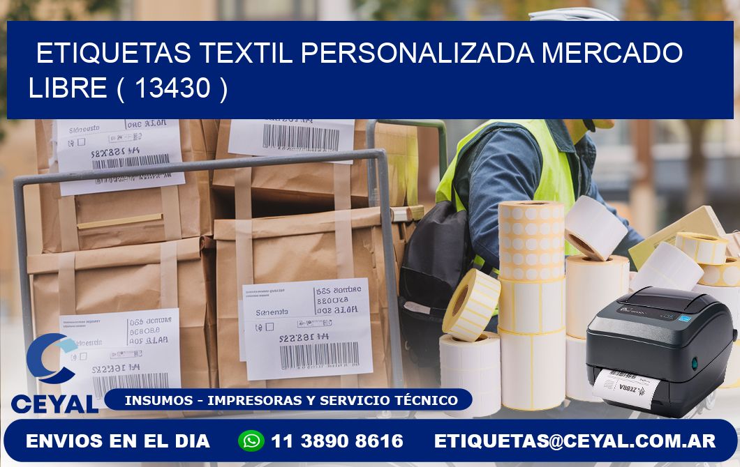 ETIQUETAS TEXTIL PERSONALIZADA MERCADO LIBRE ( 13430 )