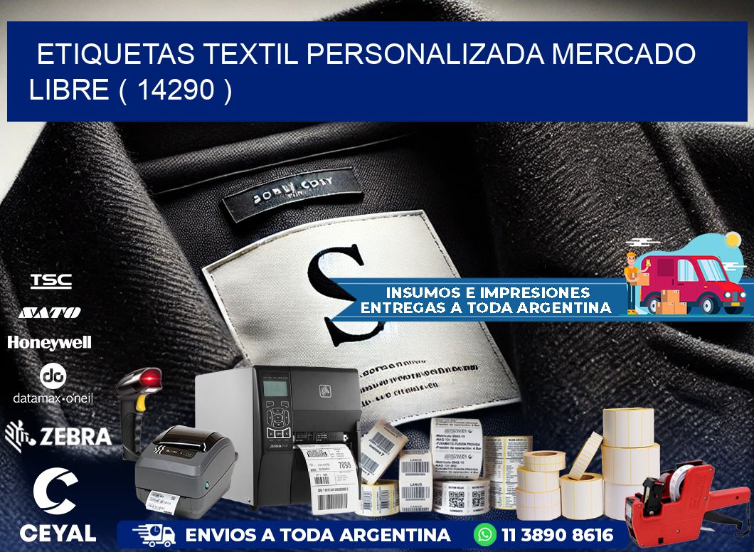 ETIQUETAS TEXTIL PERSONALIZADA MERCADO LIBRE ( 14290 )