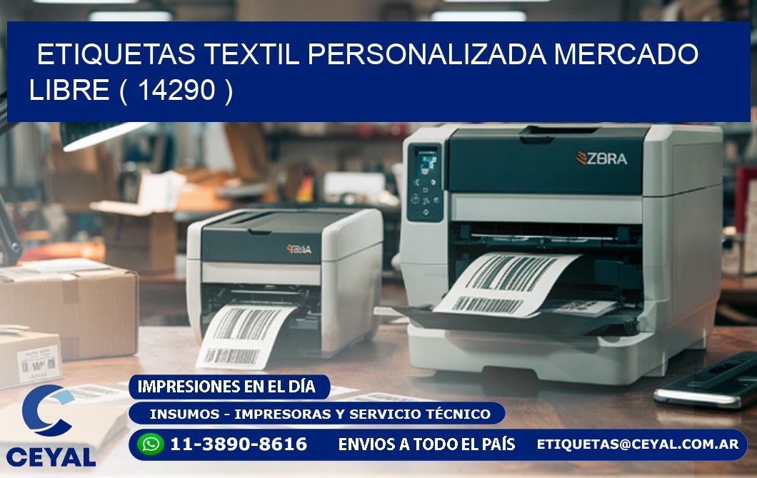 ETIQUETAS TEXTIL PERSONALIZADA MERCADO LIBRE ( 14290 )
