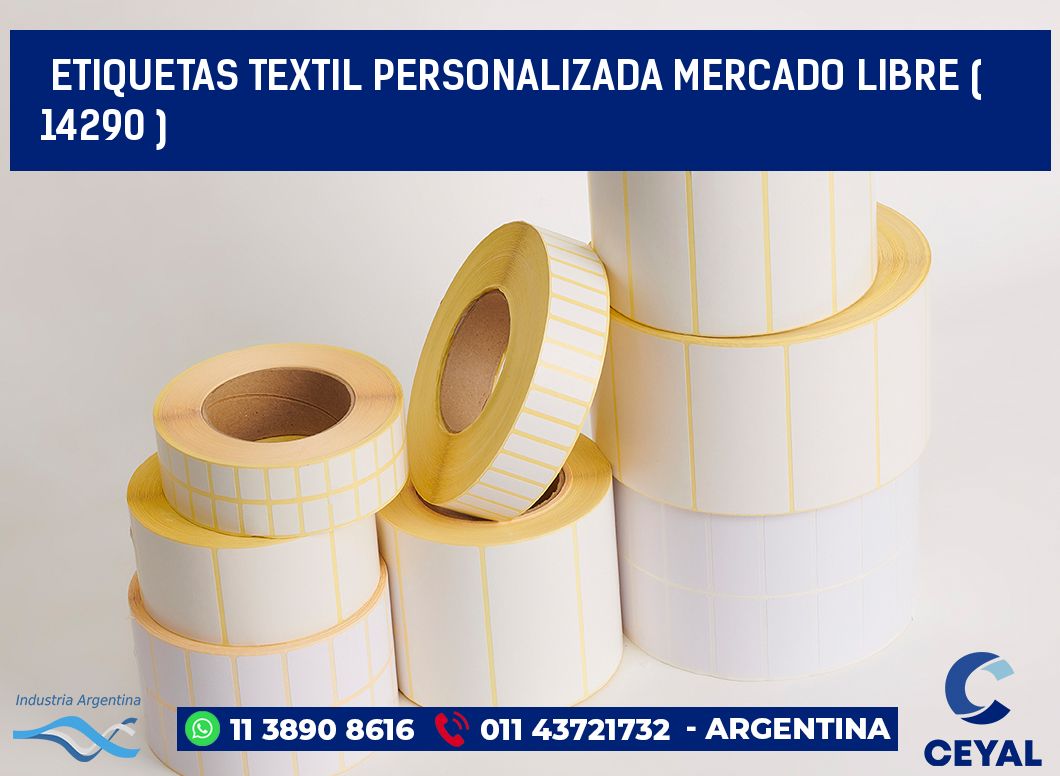 ETIQUETAS TEXTIL PERSONALIZADA MERCADO LIBRE ( 14290 )