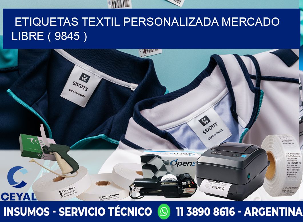 ETIQUETAS TEXTIL PERSONALIZADA MERCADO LIBRE ( 9845 )