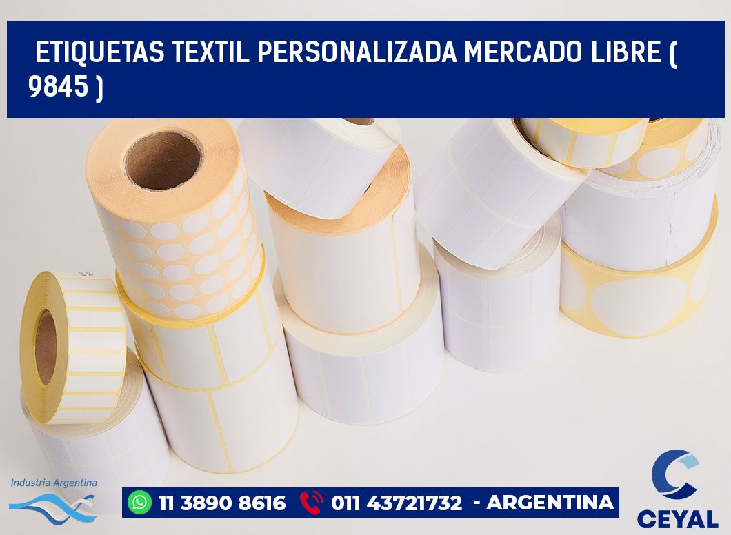 ETIQUETAS TEXTIL PERSONALIZADA MERCADO LIBRE ( 9845 )
