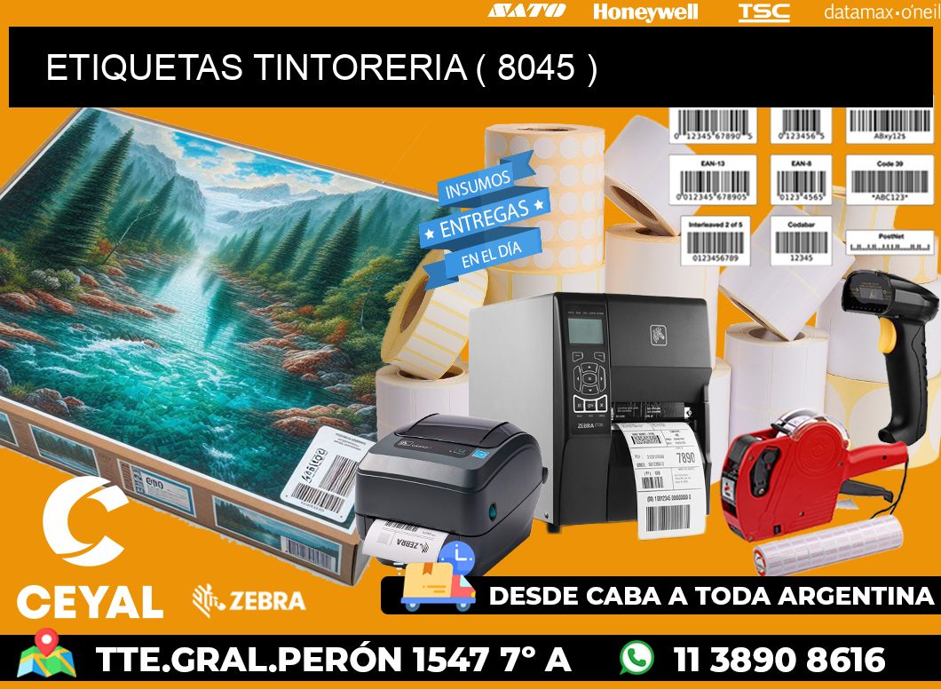ETIQUETAS TINTORERIA ( 8045 )