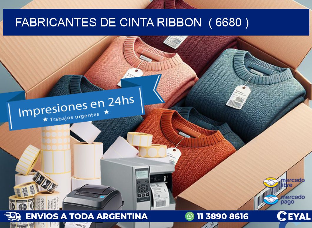 FABRICANTES DE CINTA RIBBON  ( 6680 )