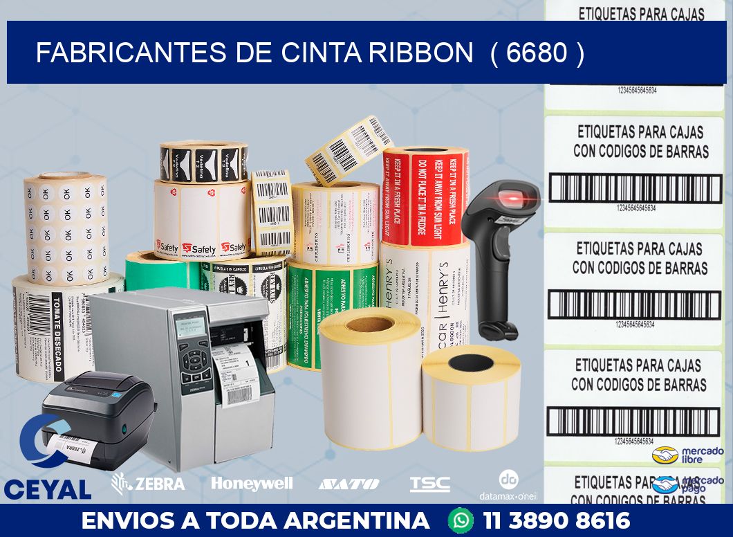 FABRICANTES DE CINTA RIBBON  ( 6680 )