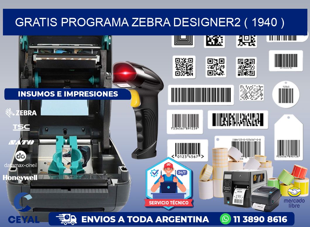 GRATIS PROGRAMA ZEBRA DESIGNER2 ( 1940 )