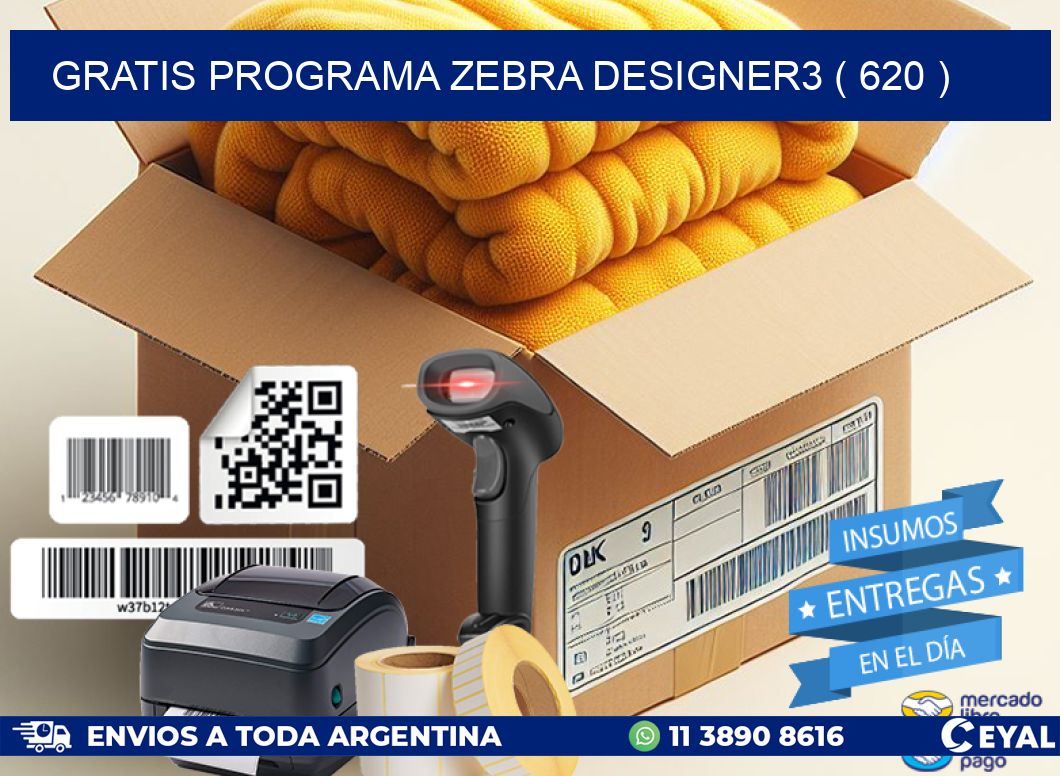GRATIS PROGRAMA ZEBRA DESIGNER3 ( 620 )