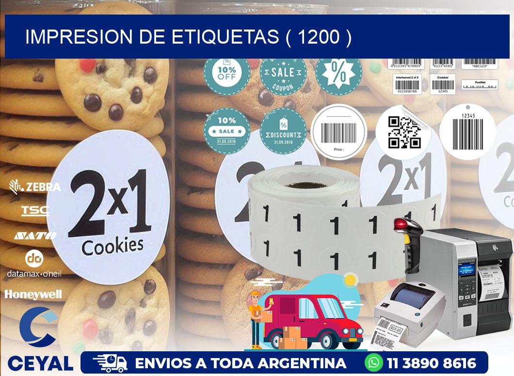 IMPRESION DE ETIQUETAS ( 1200 )