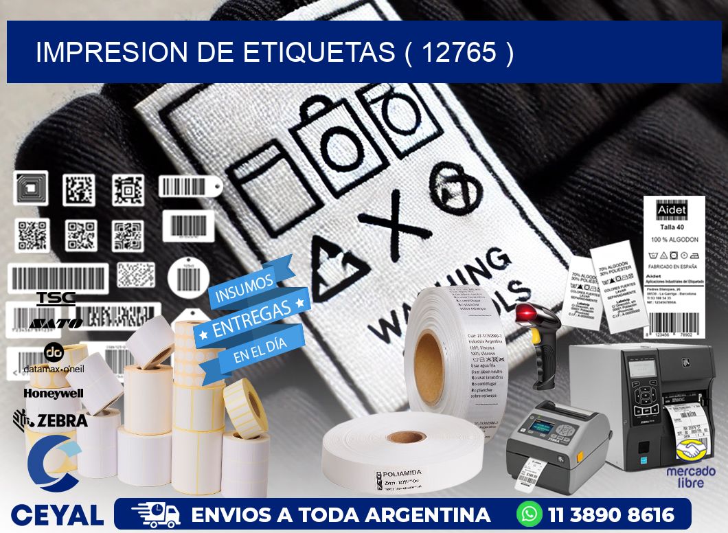 IMPRESION DE ETIQUETAS ( 12765 )