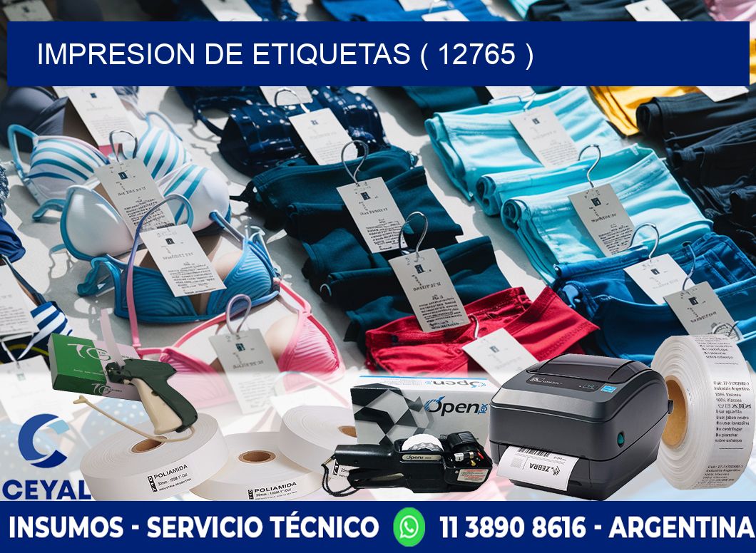 IMPRESION DE ETIQUETAS ( 12765 )