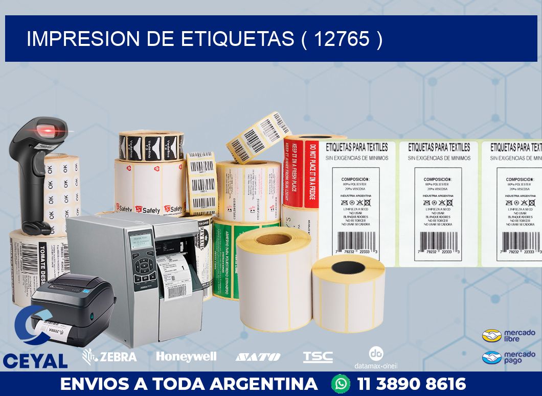 IMPRESION DE ETIQUETAS ( 12765 )