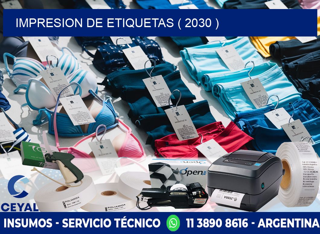 IMPRESION DE ETIQUETAS ( 2030 )