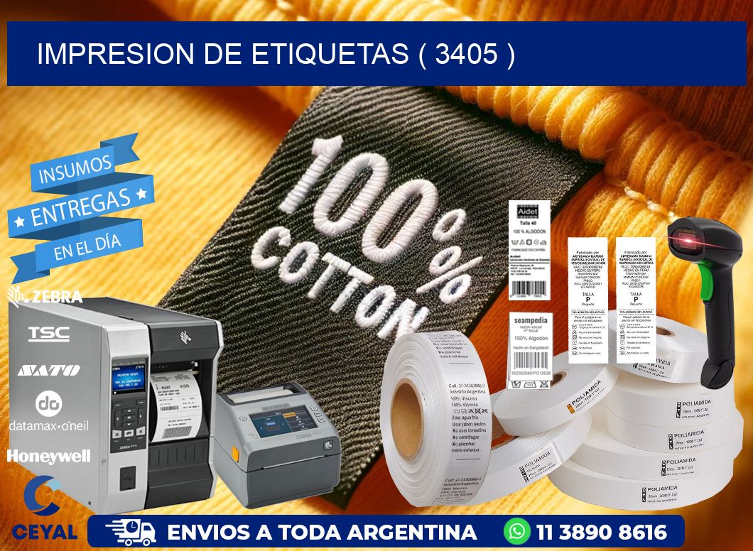 IMPRESION DE ETIQUETAS ( 3405 )