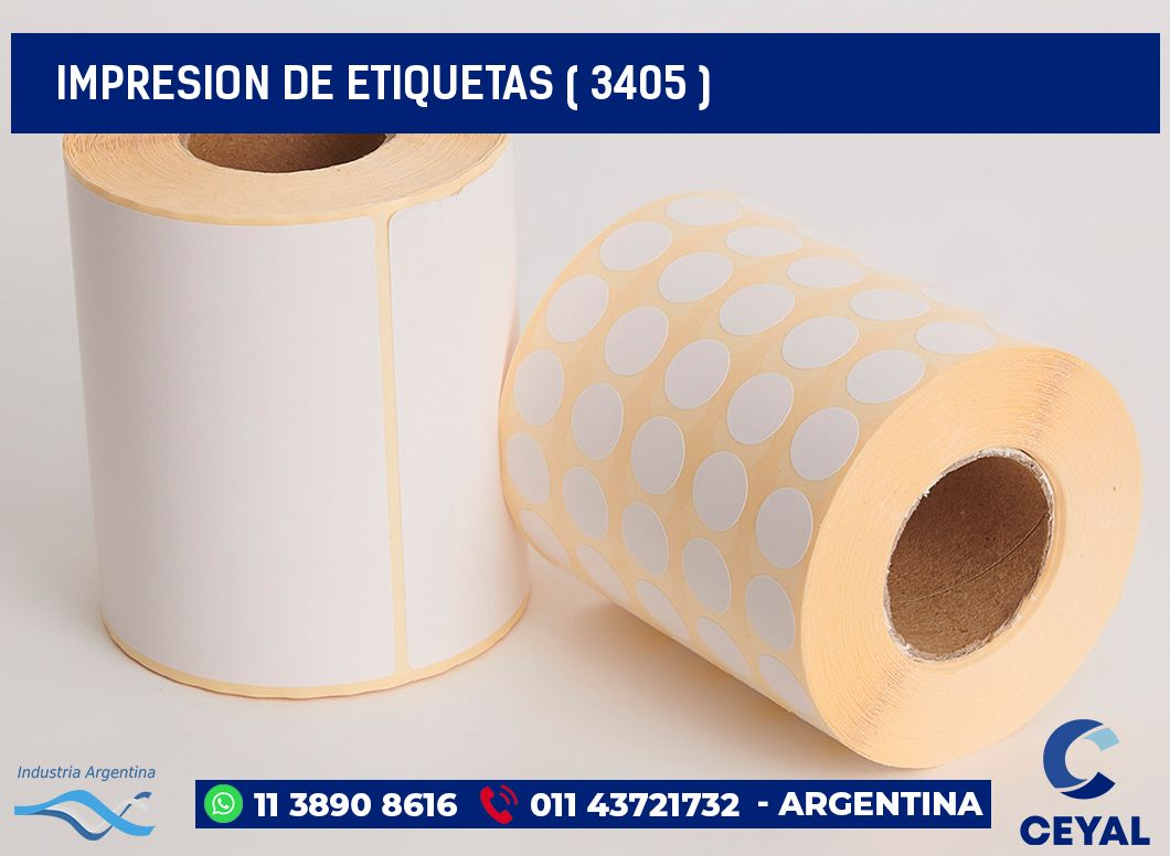 IMPRESION DE ETIQUETAS ( 3405 )
