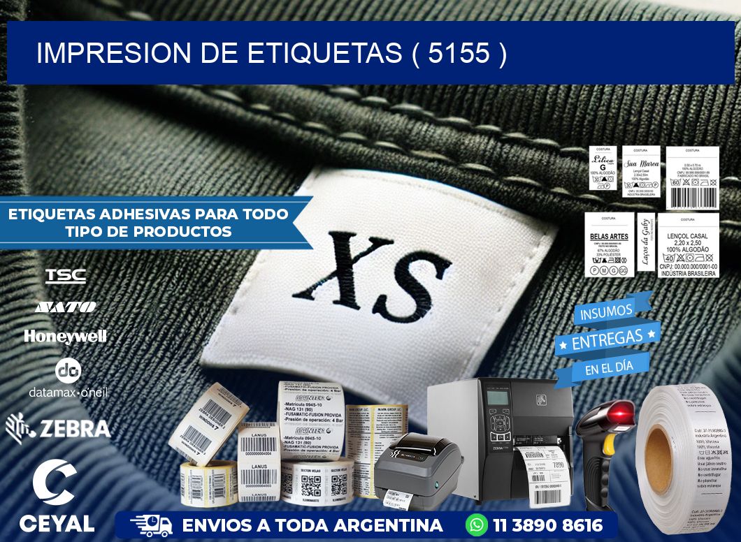 IMPRESION DE ETIQUETAS ( 5155 )