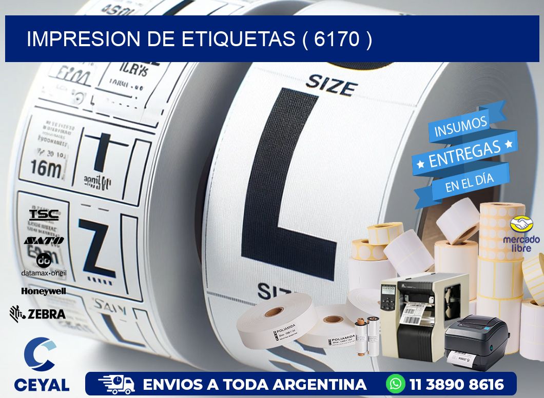 IMPRESION DE ETIQUETAS ( 6170 )