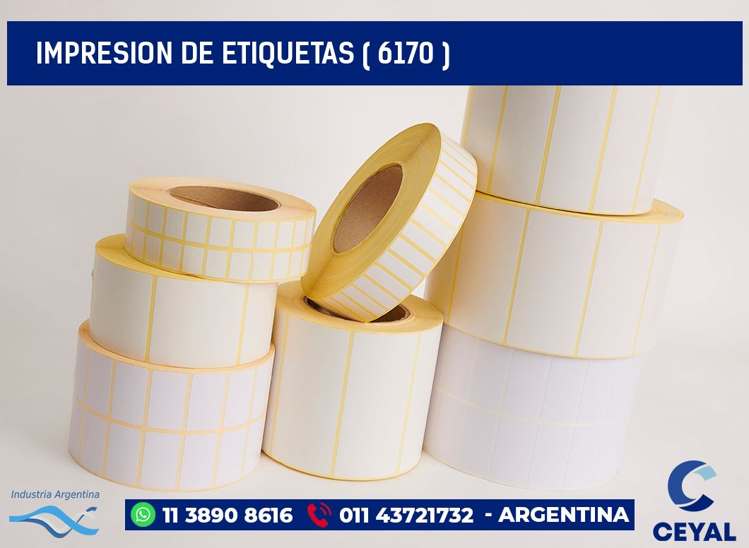 IMPRESION DE ETIQUETAS ( 6170 )