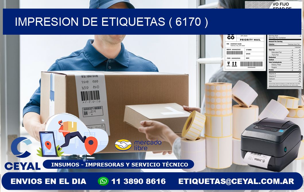 IMPRESION DE ETIQUETAS ( 6170 )