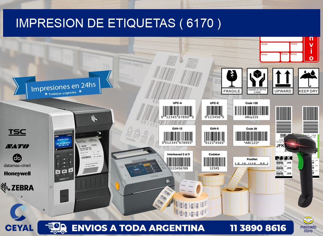 IMPRESION DE ETIQUETAS ( 6170 )