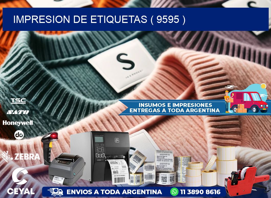 IMPRESION DE ETIQUETAS ( 9595 )